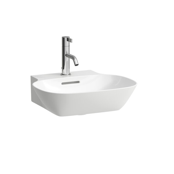 Laufen INO hand wash basin, 1 tap hole, with overflow, 450x410mm, H815301