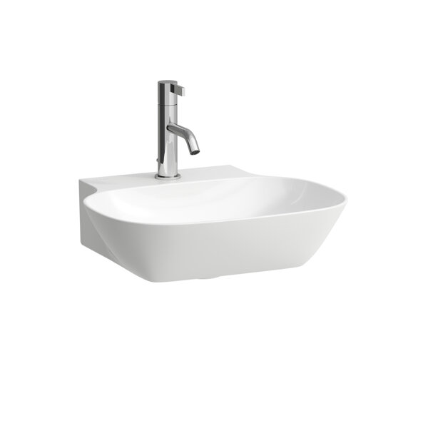 Laufen INO hand-rinse basin, 1 tap hole, without overflow, 450x410mm, H815301