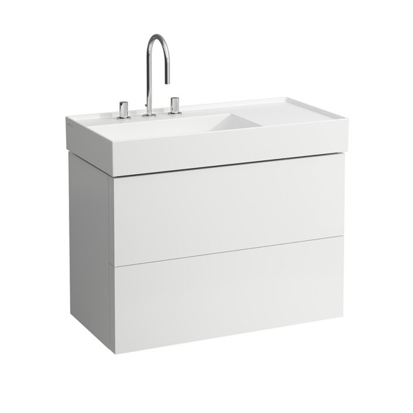 Laufen Kartell vanity base, 2 drawers, 880x450x600mm, for WT H810338, H407618033