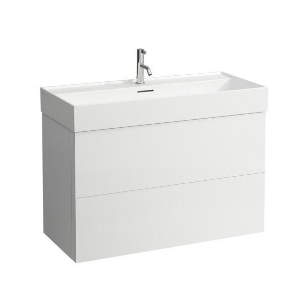 Laufen Kartell vanity base, 2 drawers, 985x450x600mm, for WT H810337, H407632033