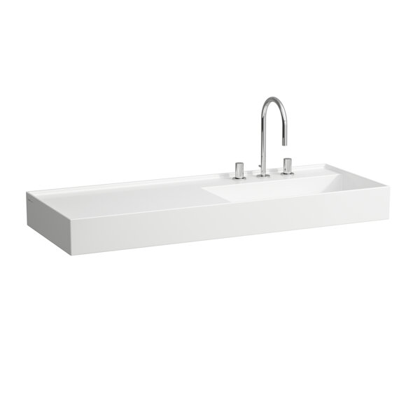 Laufen Kartell washbasin, undermount, shelf left, without tap hole, without overflow, 1200x460mm, H8...