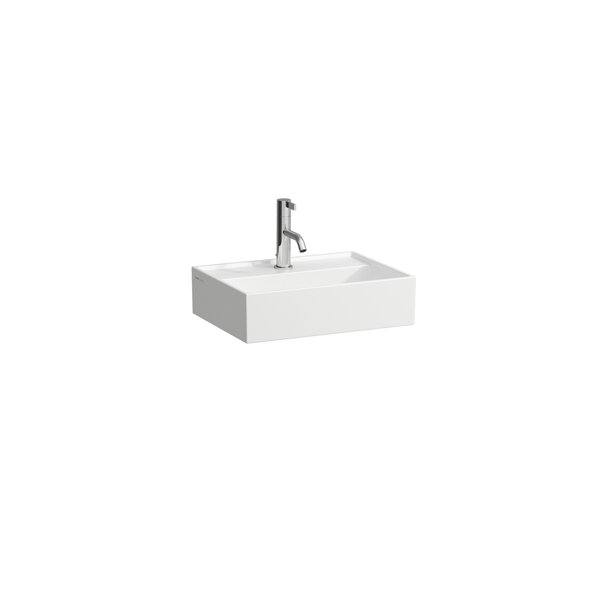 Laufen Kartell countertop washbasin, 1 tap hole, without overflow, 450x340mm, H818330