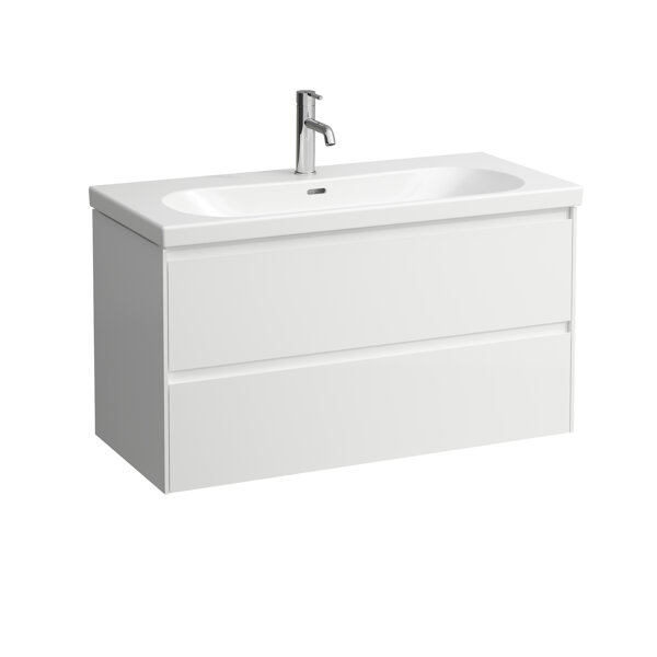 Laufen Lani vanity unit, 2 drawers, SoftClose, 985x515x450mm, H403562112