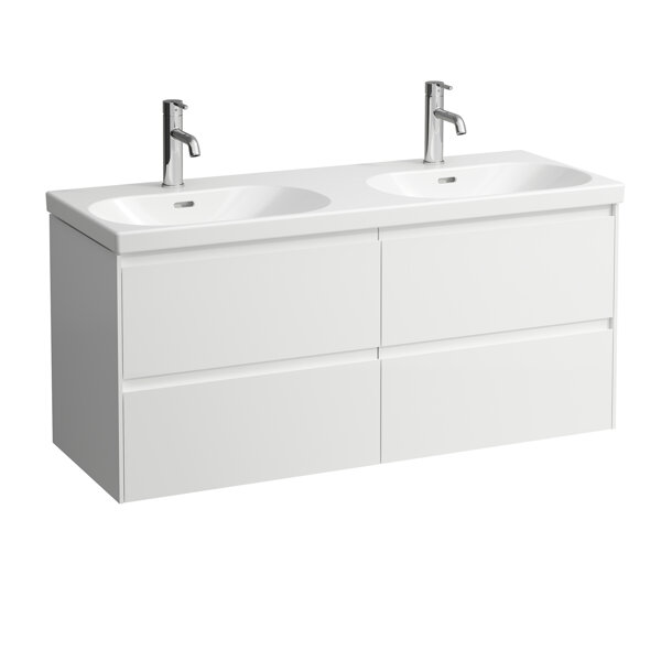 Laufen Lani for Lua vanity unit, 4 drawers, SoftClose, 1185x515x445mm, H403574112