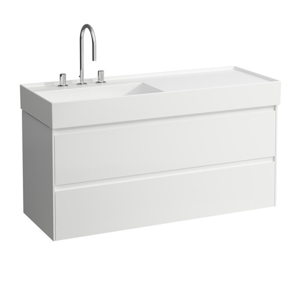 Laufen Lani for Kartell washbasin base, 2 drawers, 1180x450x515mm, for H813332, H403972112