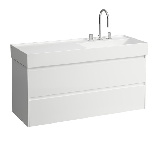 Laufen Lani for Kartell washbasin base, 2 drawers, 1180x450x515mm, for H813333, H403982112