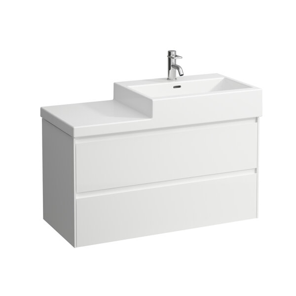 Laufen Lani for Living City vanity unit, 2 drawers, 985x450x515mm, for H818431, H404122112