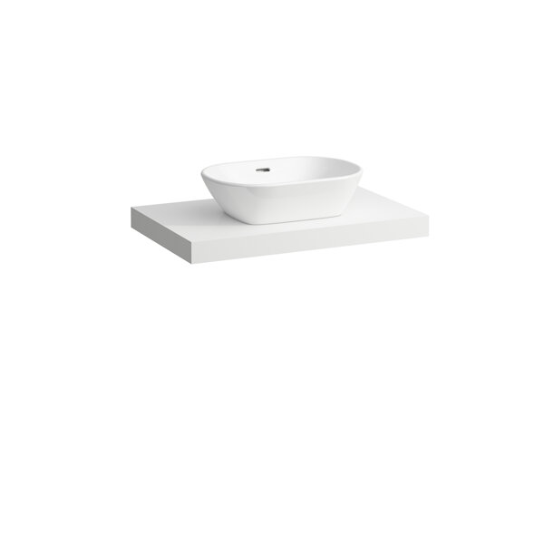 Laufen Lani vanity top, one cutout center, 785x495x65mm, H404651112