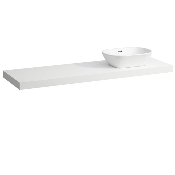 Laufen Lani vanity top, one cutout right, 1570x495x65mm, H404693112