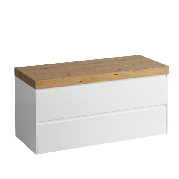 Laufen Lani washbasin top wild oak incl. vanity unit, without cutout, 1185x495x580mm, H406570112