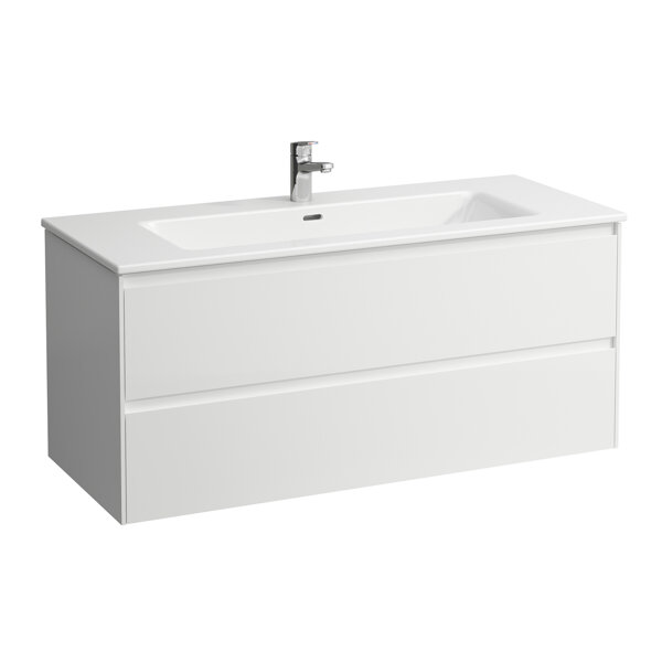 Laufen Pro S Set Lani complete set 1200, washbasin, 1 tap hole, incl. washbasin base, 1200x500x540mm...