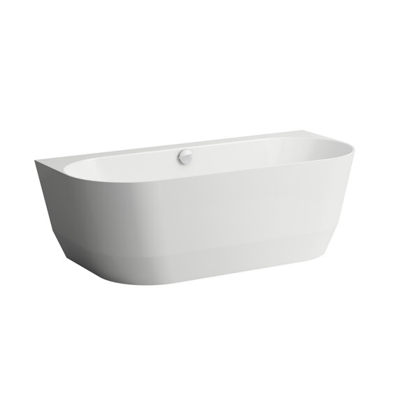 Laufen PRO bathtub wall-mounted, Marbond, 1800x800x450mm, with skirt, H2459570000001