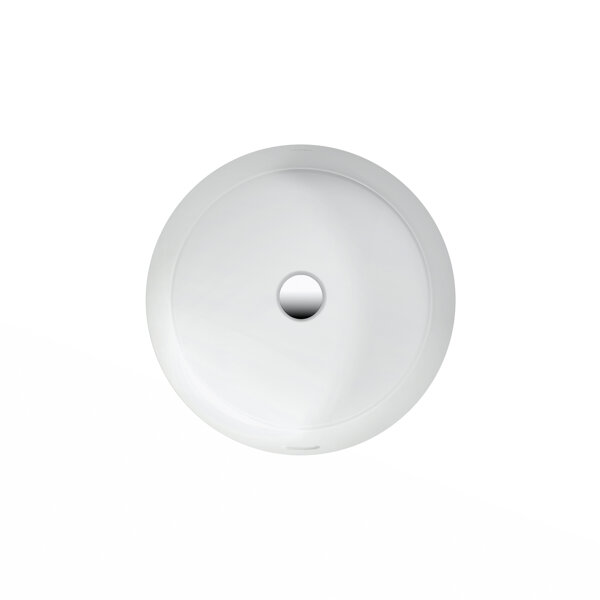 Laufen Living City built-in washbasin from below, with overflow, without tap hole, 450x455mm, white