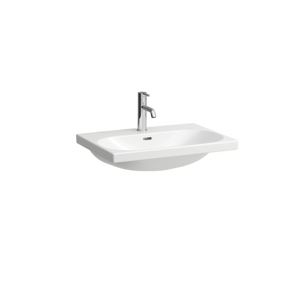 Laufen Lua washbasin, without tap hole, with overflow, 650x460mm, undermount, H810084