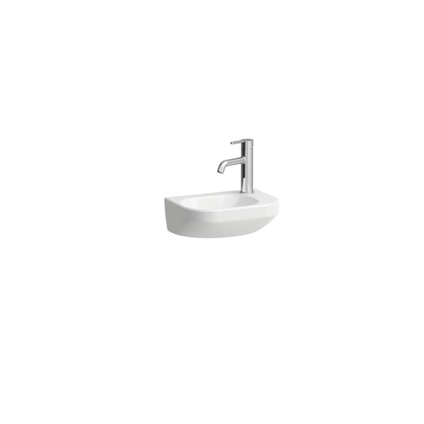 Laufen Lua wash-hand basin, 1 tap hole right, basin left, without overflow, 360x250mm, H815080