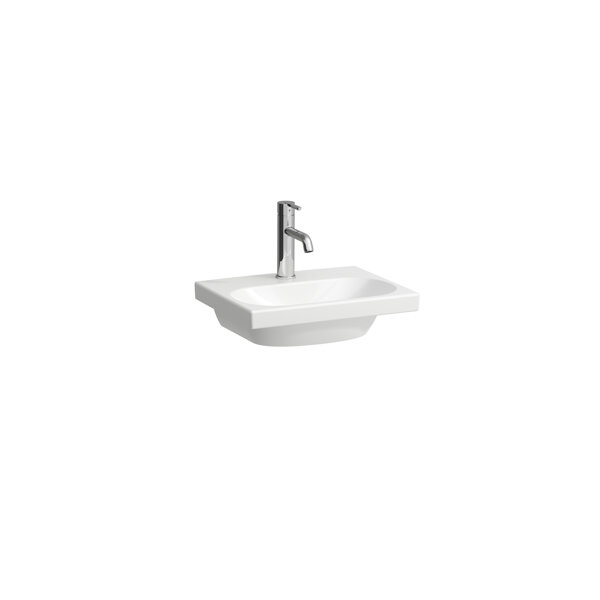 Laufen Lua hand wash basin, 1 tap hole, without overflow, 450x350mm, H815081