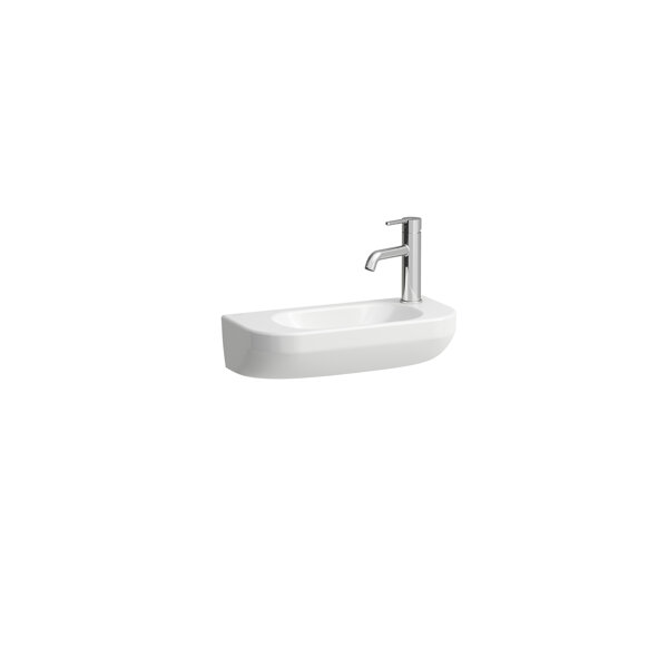 Laufen Lua wash-hand basin, 1 tap hole right, basin left, without overflow, 500x230mm, H815082