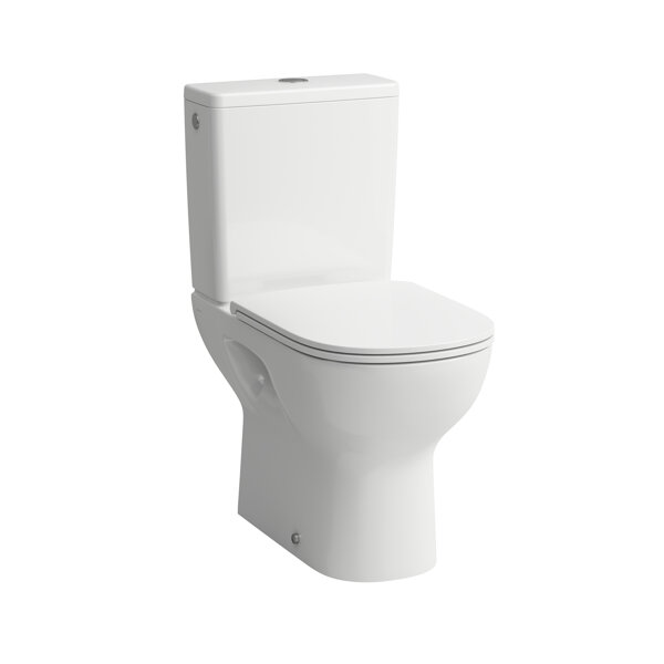 Laufen Lua pedestal toilet, vertical outlet, rimless, 650x360x420mm, H824087