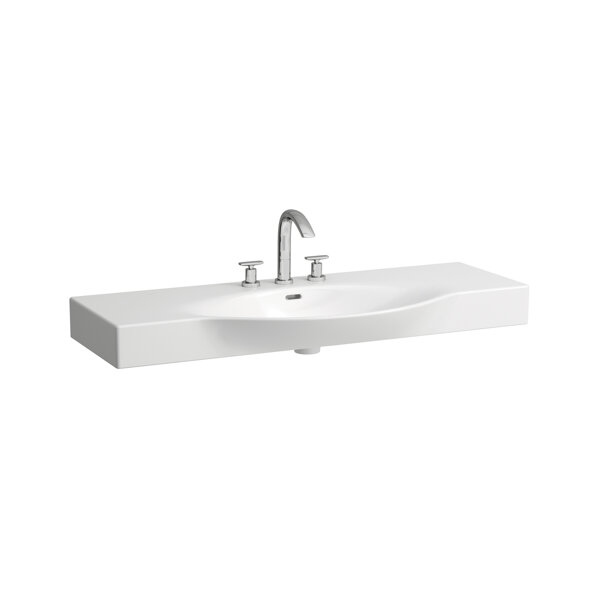 Laufen Palace washbasin, 1 tap hole, with overflow, 1200x510mm, white, H8117040001041