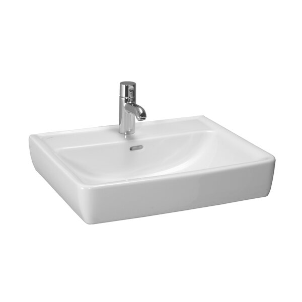 Laufen PRO A countertop washbasin, 1 tap hole, with overflow, 600x480mm, white, H8179520001041