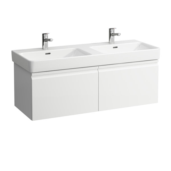 Laufen Pro S vanity unit 2 drawer, for washbasin H814966, 1160x450x395mm, H483563096