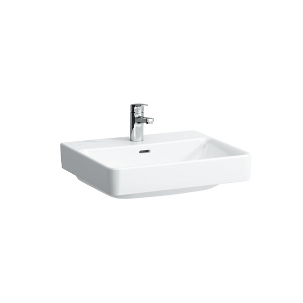 Laufen PRO S washbasin, 1 tap hole, with overflow, 550x465mm, H810962