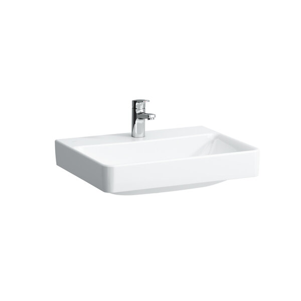 Laufen PRO S washbasin, without tap hole, with overflow, 600x465mm, H810963