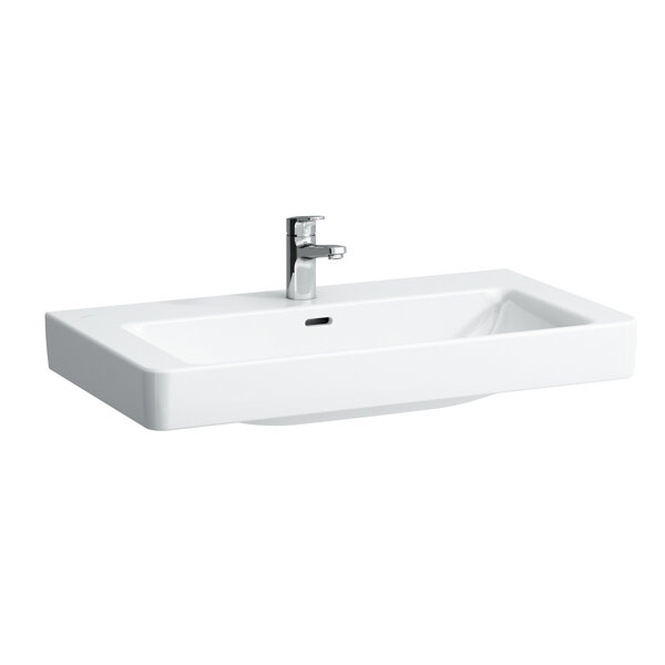 Laufen PRO S washbasin, 1 tap hole, with overflow, 850x460mm, H813965