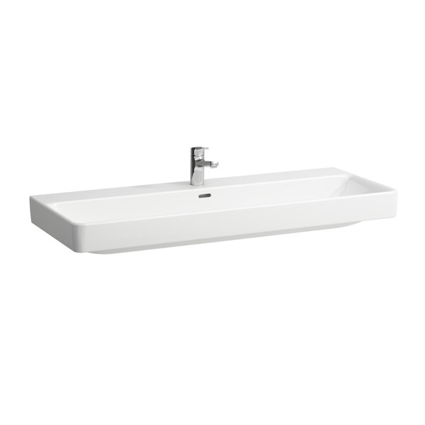 Laufen PRO S washbasin, 1 tap hole, with overflow, 1200x460mm, H814965