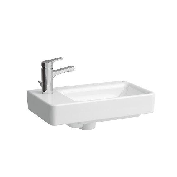 Laufen PRO S wash-hand basin, basin right, without tap hole, with overflow, 480x280mm, H815955