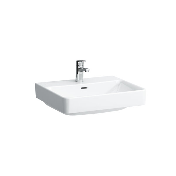 Laufen PRO S countertop washbasin, 1 tap hole, with overflow, 550x465mm, H816962