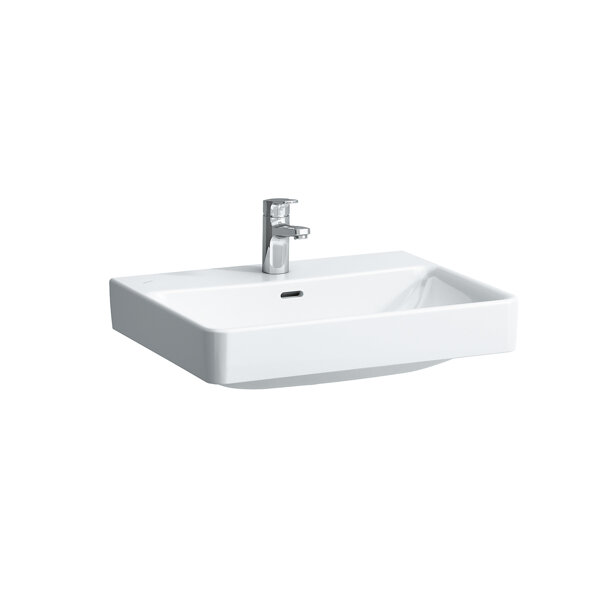 Laufen PRO S countertop washbasin, 1 tap hole, with overflow, 600x465mm, H816963