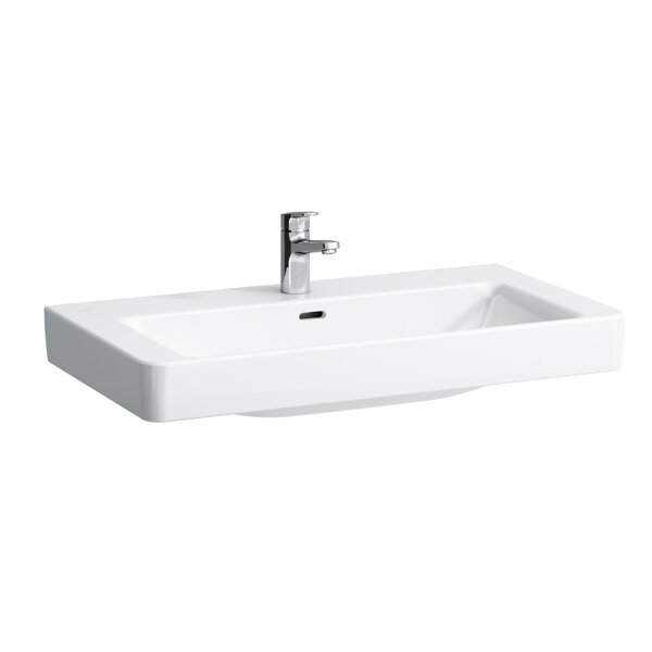 Laufen PRO S countertop washbasin, 1 tap hole, with overflow, 850x465mm, H816965