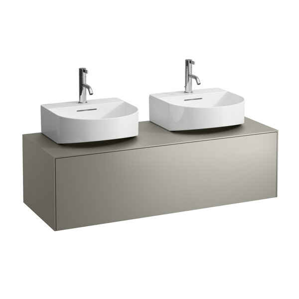 Running Sonar drawer unit, 1 drawer, suitable for wash basin H816341, cut-out left and right for wash basin