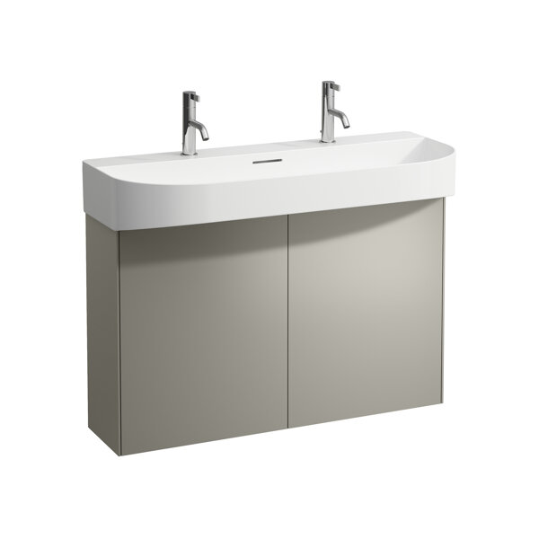 Running Sonar washbasin base, 2 doors, fits washbasin 810347