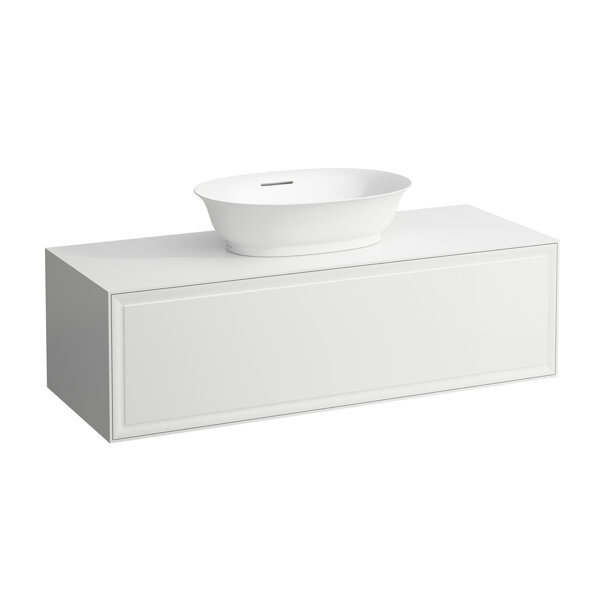 Laufen The New Classic sideboard, cutout center, 1175x455x345mm, 1 drawer, to WT tray H812852/3, H406021085