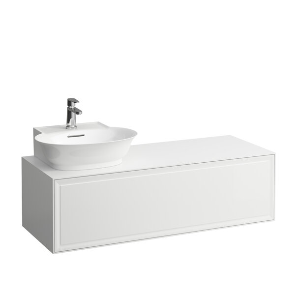 Laufen The New Classic Sideboard, cutout left, 1175x455x345mm, 1 drawer, for countertop hand basin H816852, H406085085