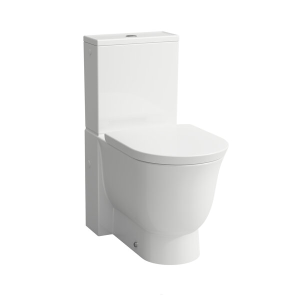 Laufen The New Classic pedestal toilet combination, low flush, rimless, H824858