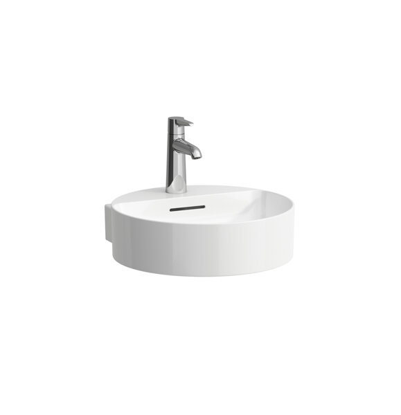 Laufen VAL wash hand basin, undermount, without tap hole, with overflow, 400x425mm, H811281