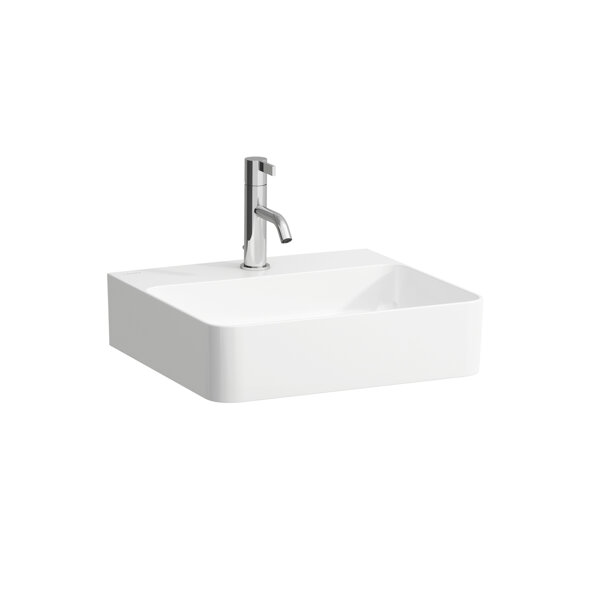 Laufen VAL countertop washbasin, 1 tap hole, without overflow, US closed 450x420mm, H816280