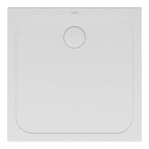 Villeroy & Boch Lifetime Plus shower tray, square, ceramic, 800x800x35mm, white-Alpine, 6223B301