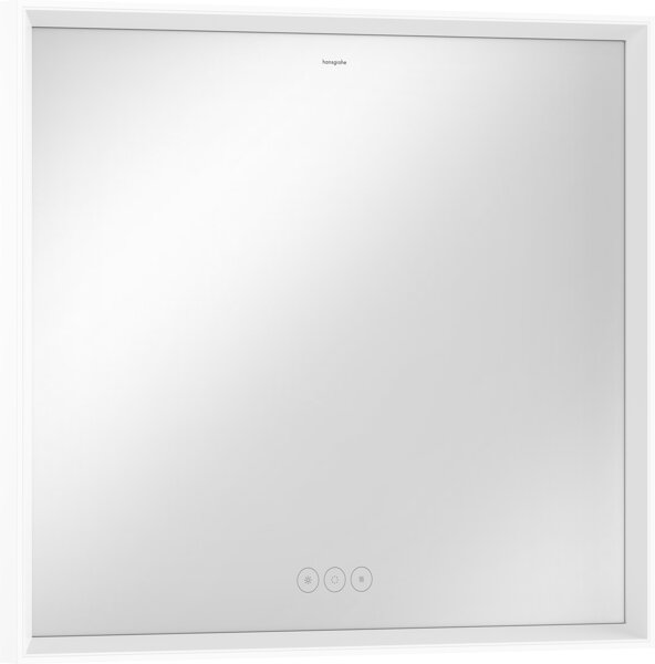 hansgrohe Xarita E Spiegel, LED-Beleuchtung mit kapazitiven Berührungssensor, 800x50x700mm, Mattwei...