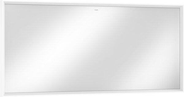 Hansgrohe Xarita E Spiegel, LED-Beleuchtung mit Infrarot-Sensor, 1600x50x700mm, Mattweiß, Spiegelhe...