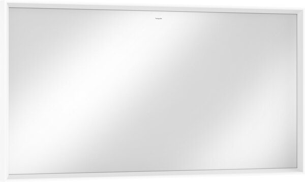 hansgrohe Xarita E Spiegel, LED-Beleuchtung mit Infrarot-Sensor, 1400x50x700mm, Mattweiß, Spiegelhe...