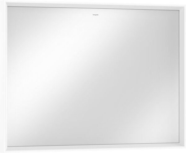 hansgrohe Xarita E Spiegel, LED-Beleuchtung mit Infrarot-Sensor, 1000x50x700mm, Mattweiß, Spiegelhe...