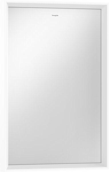 hansgrohe Xarita E Spiegel, LED-Beleuchtung mit Infrarot-Sensor, 500x50x700mm, Mattweiß, Spiegelhei...