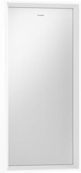 hansgrohe Xarita E Spiegel, LED-Beleuchtung mit Infrarot-Sensor, 360x50x700mm, Mattweiß, 54999700