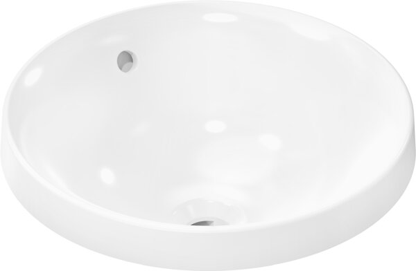 Hansgrohe Xuniva S built-in washbasin, with overflow, without tap hole, 400x400mm, white, 60155450