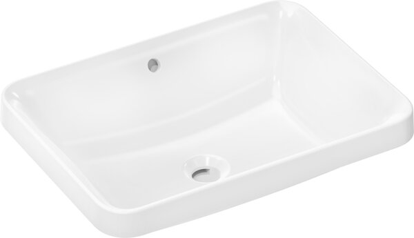 Hansgrohe Xuniva Q built-in washbasin, with overflow, without tap hole, 550x400mm, white, 60158450