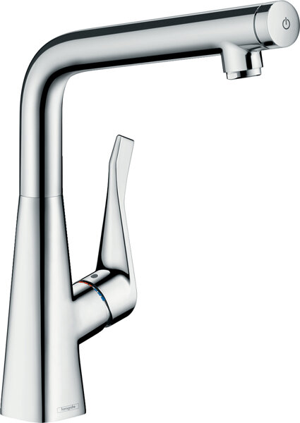 hansgrohe Metris Select M71 Einhebel-Küchenmischer 320, Eco, 1 Strahlart, 14785